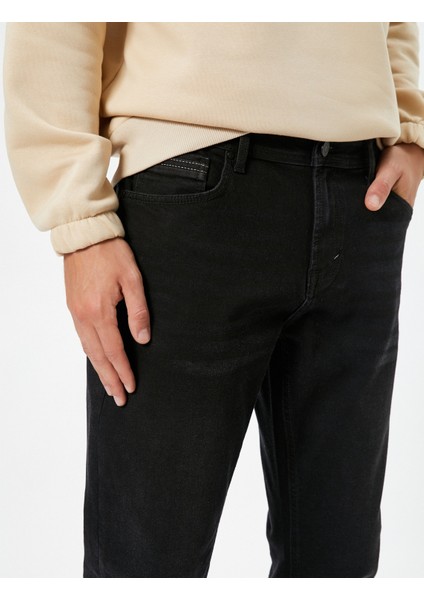 Slim Straight Fit Kot Pantolon Chadwick Jean