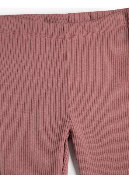 İspanyol Paça Pantolon Fitilli Beli Lastikli modelleri