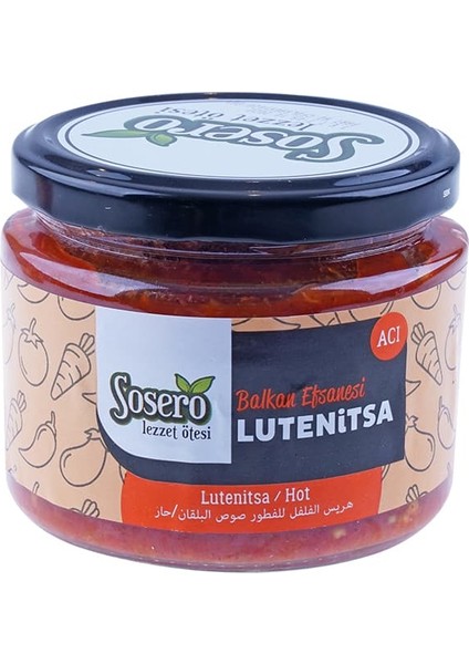 Lütenitsa Balkan Sosu Acı 3 x 300 gr