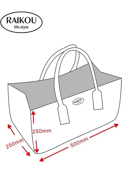 Yenı Raıkou Kult Keçe Çanta Keçe Sepetı Alışverış Çantası Taşıma Çantası
