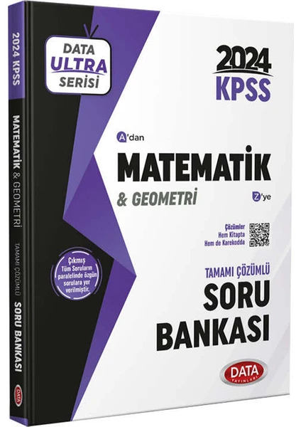 Data Yayınları 2024 Ultra Serisi KPSS Matematik & Geometri Soru Bankası