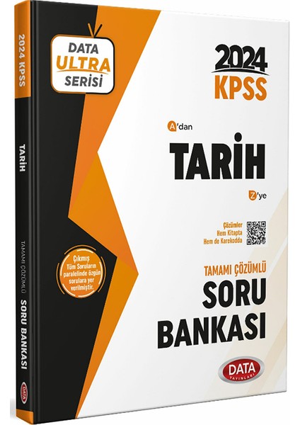 Data Yayınları 2024 KPSS Ultra Serisi Tarih Soru Bankası