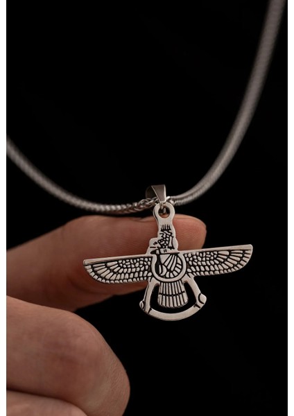 Ahura Mazda Erkek Kolye - Kadın Kolye - Ahura Mazda Model Çelik Kolye fiyatları