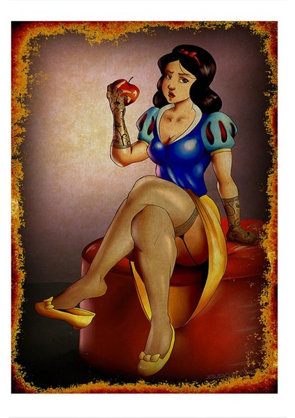 Pamuk Prenses Mdf Poster