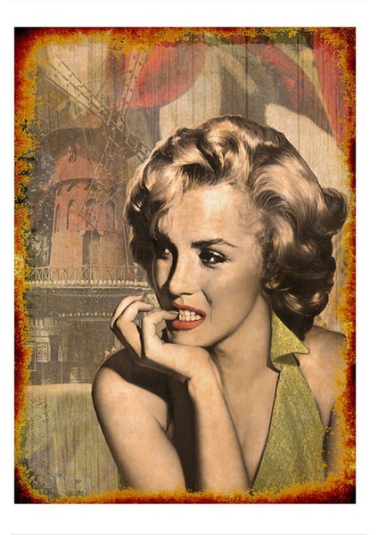 Marilyn Monroe Art Mdf Poster