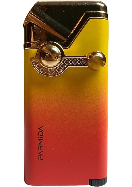 Tek Torch Pürmüz Sarı-Kırmızı Puro Çakmağı