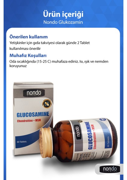 Glucosamine Glukozamin 60 Tablet