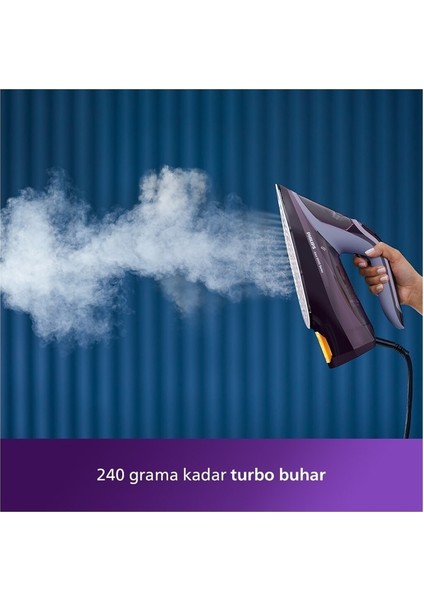 Azur 8000 Serisi Buharlı Ütü , 300 ml , Şok Buhar Gr/dk 240 , 3000 W , Mor indirimleri