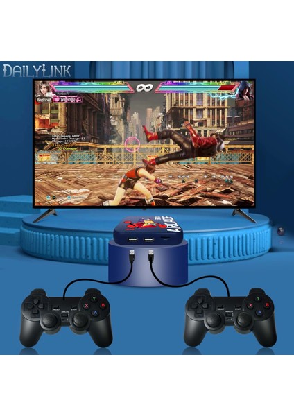 PS1/PSP/N64 Retro Arcade Box Video Oyun Konsolu 4K Hd Ekran Tv Oyun Kutusu Emülatörü