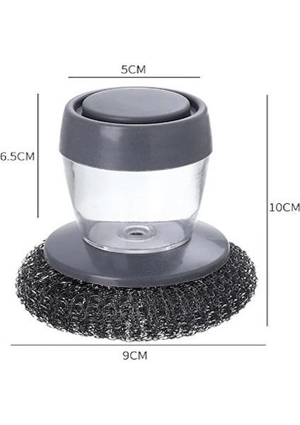 Deterjan Hazneli Tel Sünger, Deterjan Hazneli Sihirli Bulaşık Teli