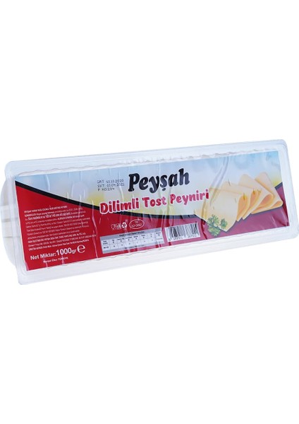 Peysah Dilimli Tost Peynirı 1000 gr