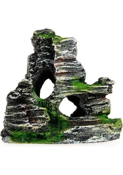 Akvaryum Dağ Süslemesi Balık Tankı Dekoru Izleme Taş Teraryum Mağarası 11X5X11CM (Yurt Dışından) fiyatları