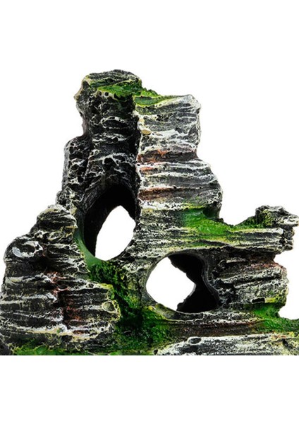 Akvaryum Dağ Süslemesi Balık Tankı Dekoru Izleme Taş Teraryum Mağarası 11X5X11CM (Yurt Dışından) modelleri