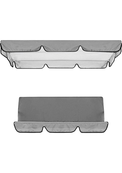 Su Geçirmez Salıncak Tente Açık Salıncak Sandalyeğı Gri (Yurt Dışından)