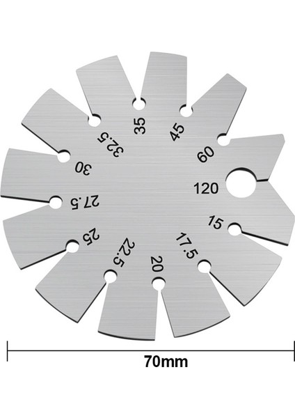 Anahtarlık Araçları Için Delikli Eğim ° -120 ° Açılı (Yurt Dışından) fiyatları