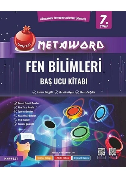 Nartest Yayınevi 7. Sınıf Fen Bilimleri Metaword Baş Ucu Kitabı Nartest Yayınları