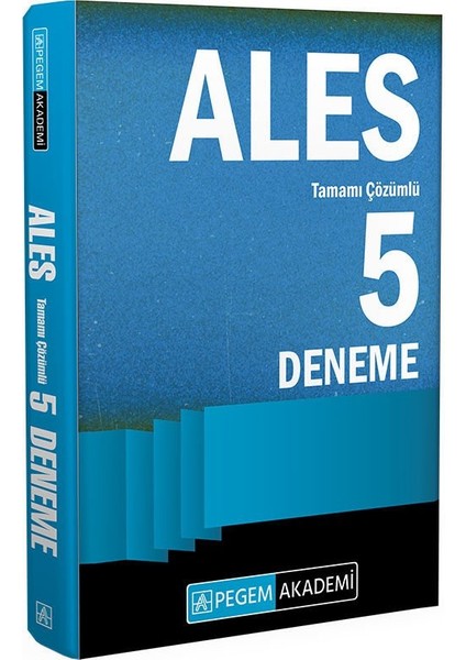 2024 ALES 5 Deneme Çözümlü Pegem Akademi Yayıncılık fiyatları
