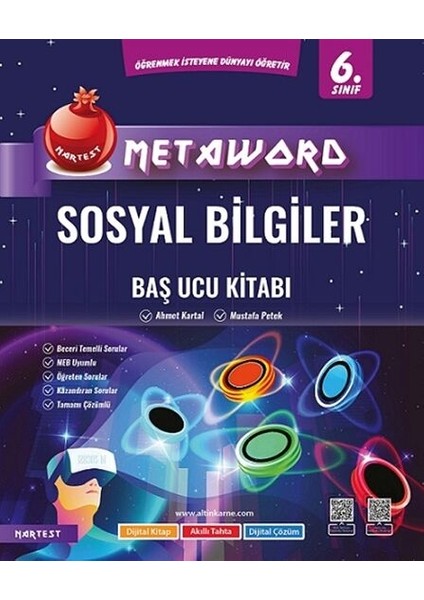 6. Sınıf Sosyal Bilgiler Metaword Baş Ucu Kitabı Nartest Yayınları