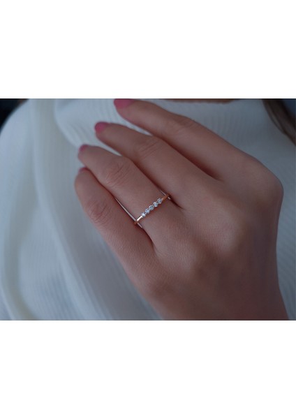 Pırlanta 5 Taş Çisil Yüzük indirimleri