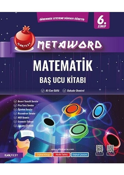 6. Sınıf Matematik Metaword Baş Ucu Kitabı Nartest Yayınları