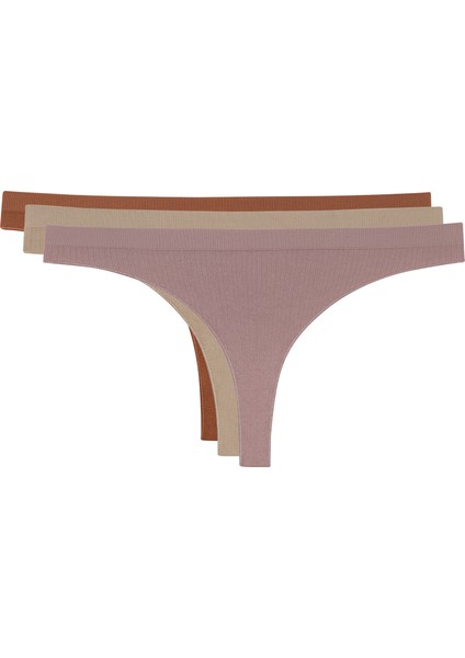 3 Adet Seamless Tanga Külot 3xthong