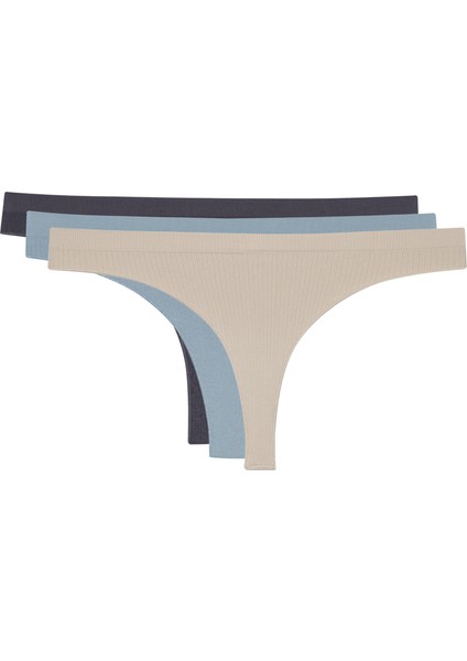 3 Adet Seamless Tanga Külot 3xthong