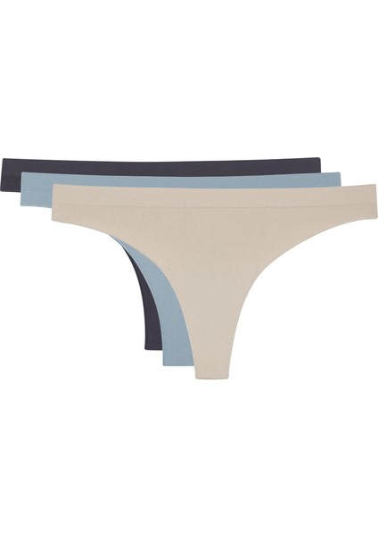 3 Adet Seamless Brezilya Modeli Külot 3xbrasil