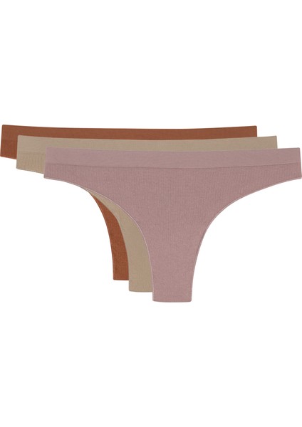 3 Adet Seamless Brezilya Modeli Külot 3xbrasil