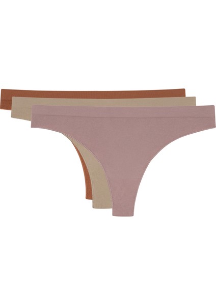 3 Adet Seamless Brezilya Modeli Külot 3xbrasil