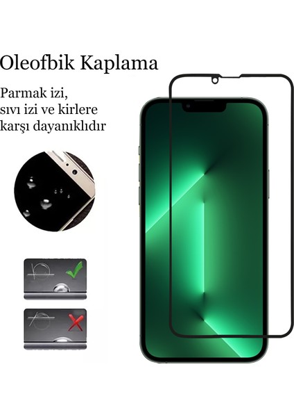 iPhone 13 Pro Kırılmaz Cam 5d Tam Kaplayan 9h Temperli Ekran Koruyucu