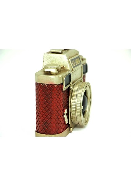 Dekoratif Metal Fotoğraf Makinesi Obje Biblo Vintage Hediyelik modelleri