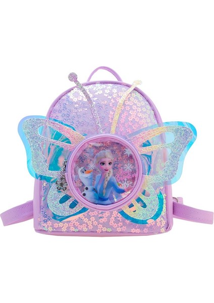 Barbie Parlak Dondurulmuş Anaokulu Kız Sırt Çantası (Yurt Dışından)