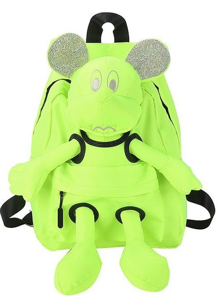 Kolej Öğrencisi Trendy Flash Elmas Mickey Bebek Okul Çantası (Yurt Dışından)