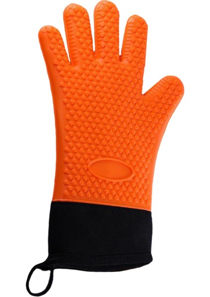 Premium Fırın Eldiven Mikrodalga Pişirme Için Eldivenler Pişirme Turuncu (Yurt Dışından)