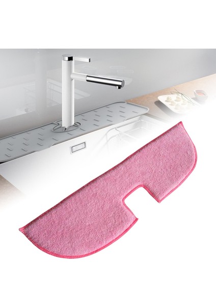 Musluk Emici Paspas Su Lekeleri Lavabo Sıçrama Korumasını Lavabo Mutfak Pembesi Için Önlemek (Yurt Dışından) modelleri