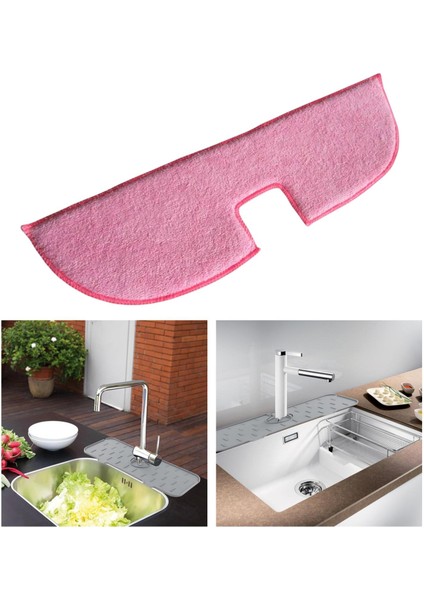 Musluk Emici Paspas Su Lekeleri Lavabo Sıçrama Korumasını Lavabo Mutfak Pembesi Için Önlemek (Yurt Dışından) fırsatları