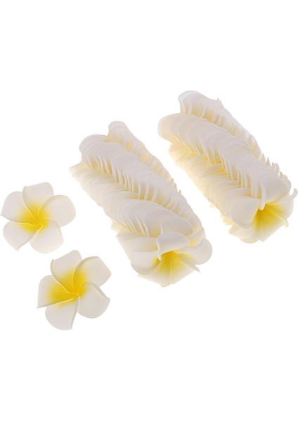 50PCSÜK Frangipani Plumeria Yaprakları Diy 5cm (Yurt Dışından)