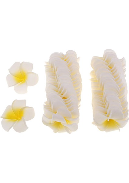 50PCSÜK Frangipani Plumeria Yaprakları Diy 5cm (Yurt Dışından)