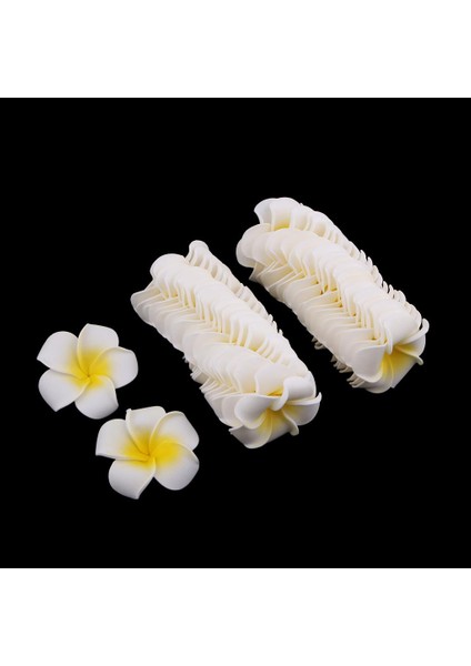 50PCSÜK Frangipani Plumeria Yaprakları Diy 5cm (Yurt Dışından)