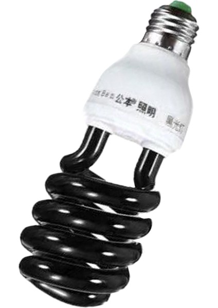 E27 5W/7W/9W/15W/20W/36W/40W 220V Tasarruf Siyah Sahne Sprial Lamba Siyah Işık - Siyah, 9W (Yurt Dışından)