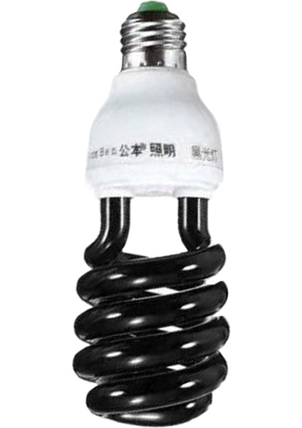 E27 5W/7W/9W/15W/20W/36W/40W 220V Tasarruf Siyah Sahne Sprial Lamba Siyah Işık - Siyah, 9W (Yurt Dışından)