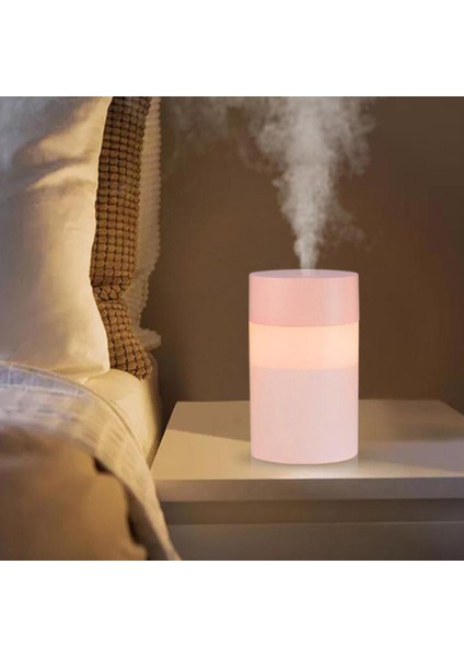 Hava Hemerileştiriciler Yatak Odası Araba Ofisi Için Püskürtücü Tek Sprey 260ML USB Kablolu Pembe (Yurt Dışından)
