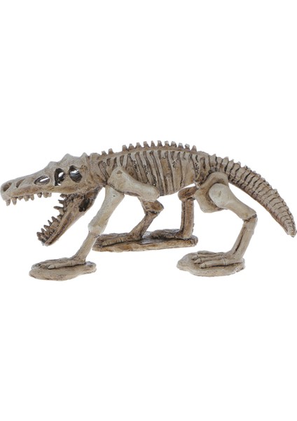 Reçine Dinozor Süsleri Sürüngen Amfibiler Terrarium Vivarium Habarium Akvaryum Peyzajı Dekorasyonu, Gizekler Yerleri (Yurt Dışından)
