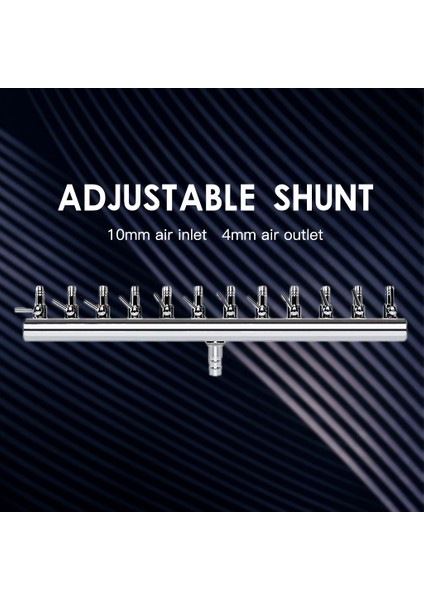 2- 4mm Çapraz Akvaryum Balık Akışı Ayırıcı Kolü 12 Yol (Yurt Dışından)