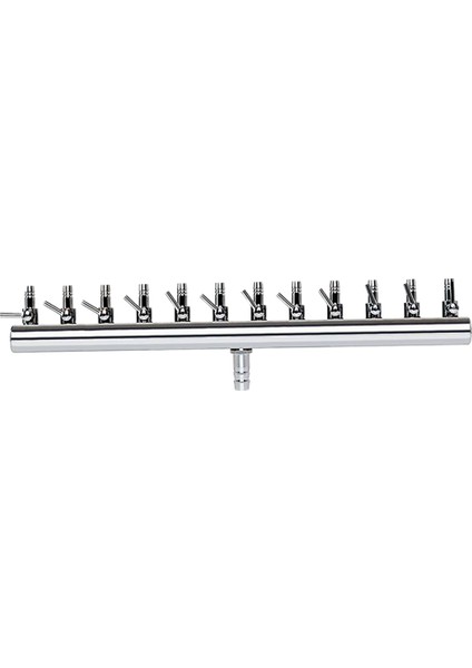 2- 4mm Çapraz Akvaryum Balık Akışı Ayırıcı Kolü 12 Yol (Yurt Dışından)
