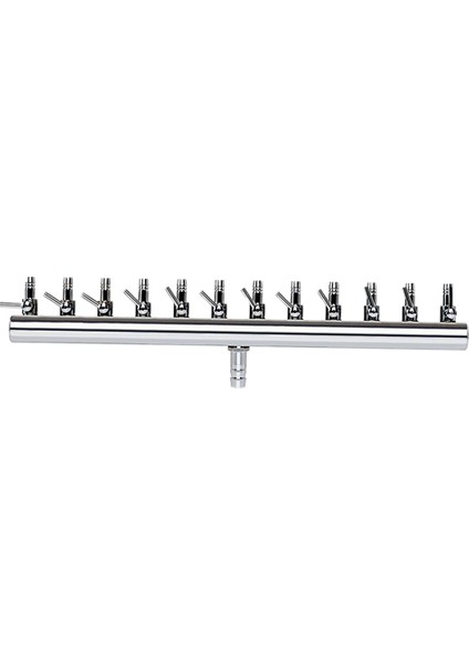 2- 4mm Çapraz Akvaryum Balık Akışı Ayırıcı Kolü 12 Yol (Yurt Dışından)