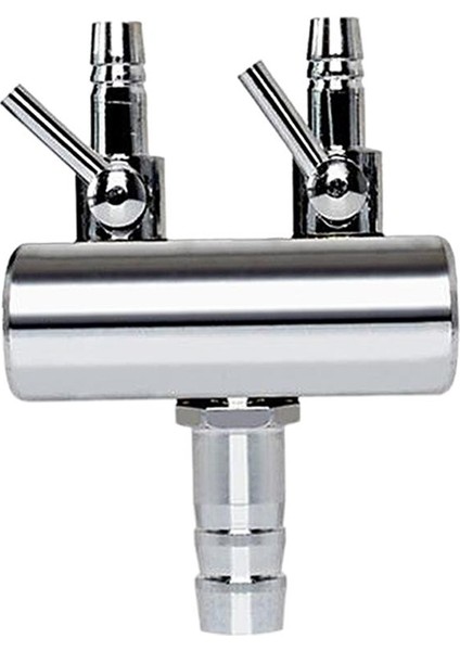 4mm Çapraz Paslanmaz Akvaryum Akışı Ayrıştırıcı Kolü 2 Yol (Yurt Dışından)