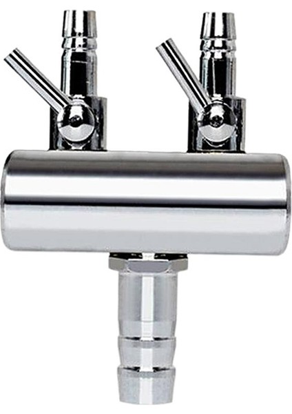 4mm Çapraz Paslanmaz Akvaryum Akışı Ayrıştırıcı Kolü 2 Yol (Yurt Dışından)
