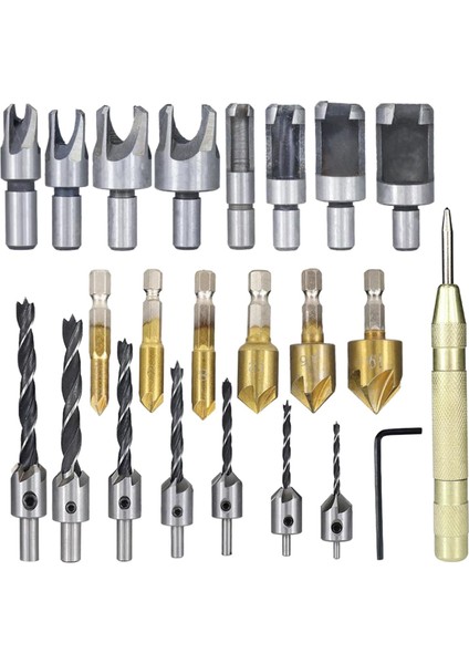 1 Set Ağaç Işleme Sondaj Pahlatmaı (Yurt Dışından)