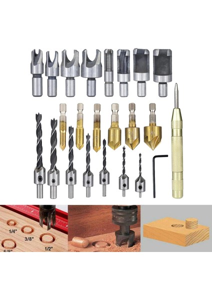 1 Set Ağaç Işleme Sondaj Pahlatmaı (Yurt Dışından)